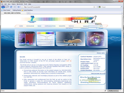 HIRF portal